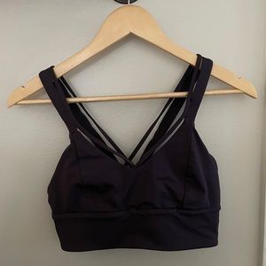 Lululemon sports bra. Size 8. Eggplant purple.